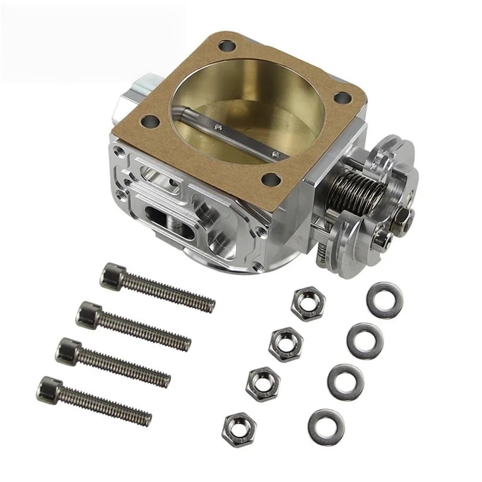 Manette de gaz 70 mm argentée pour corriger les pertes de charge sur Evo 4 5 6