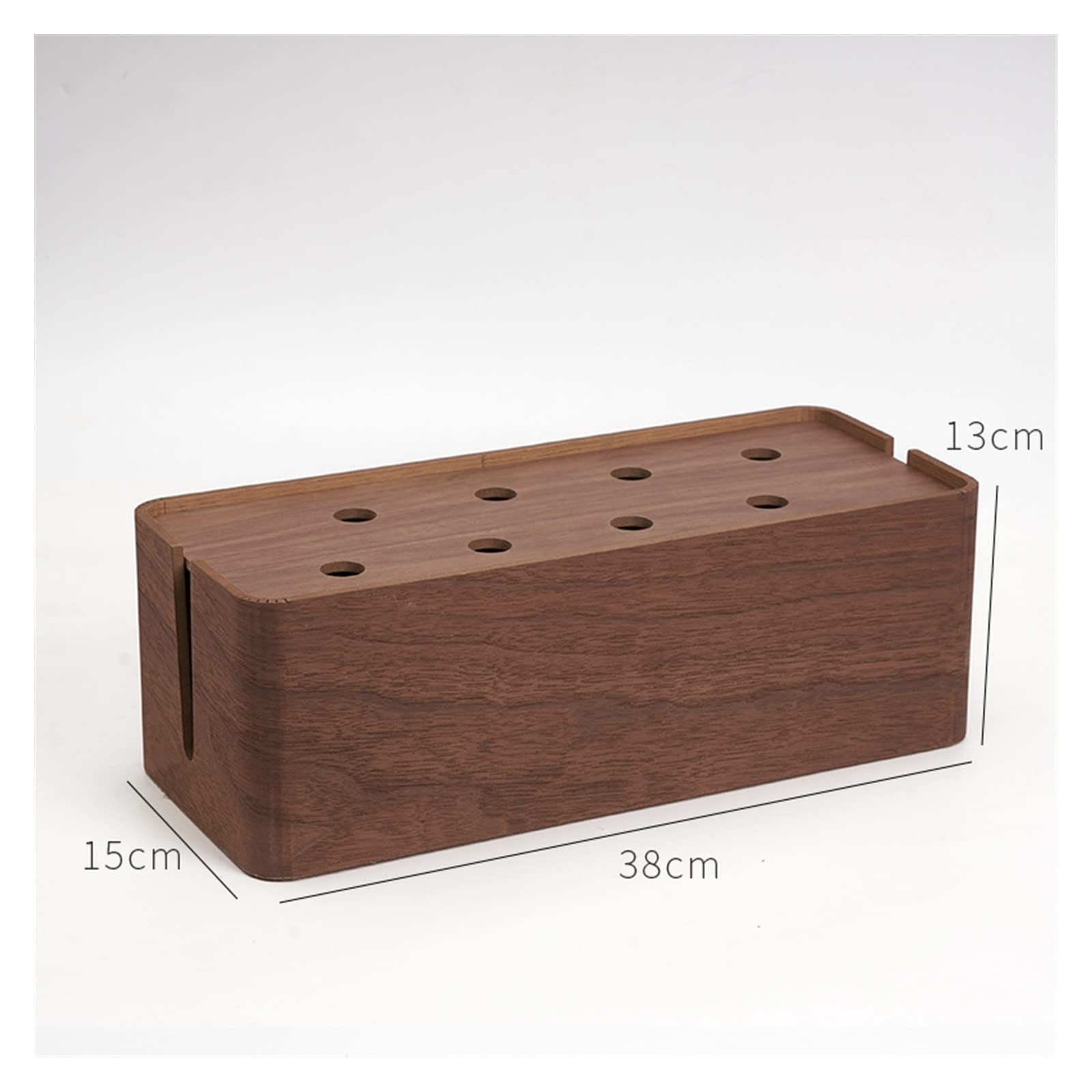 Caja para gestión de cables Caja de almacenamiento de tablero enchufable de enchufe, artefacto de almacenamiento de alambre, caja de línea de acabado de escritorio, caja de colección de línea de alime