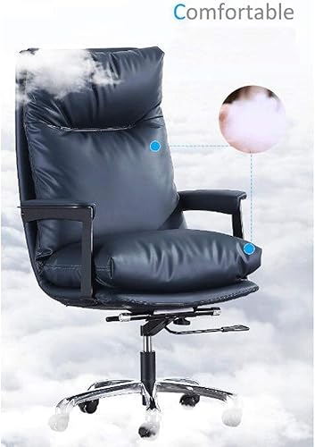 Miniatura 6 de YYDS Silla de juegos, silla giratoria reclinable para computadora con reposabrazos fijos para dormitorio y sala de estar, silla de oficina