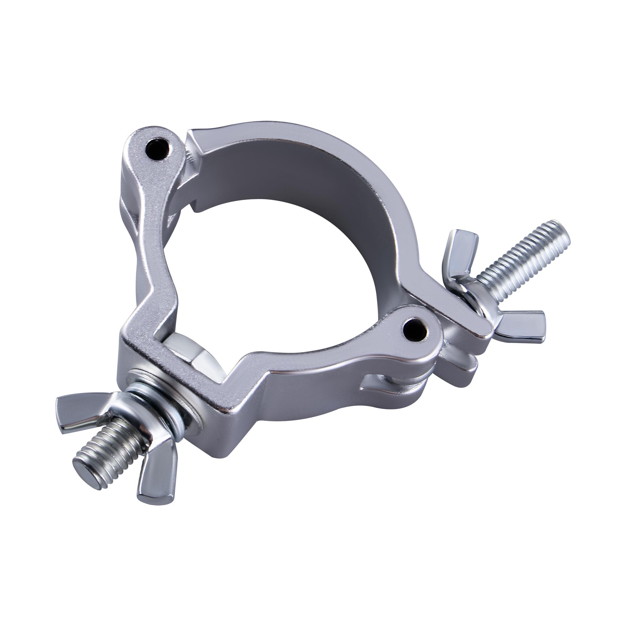 Traversen Klammern,4 Stück Bühnenlicht-Klemmen Aluminiumlegierung Beleuchtung DJ O-Klemmhalterung, Truss Clamp Half Coupler Trussaufnehmer für 48-51mm Traverse