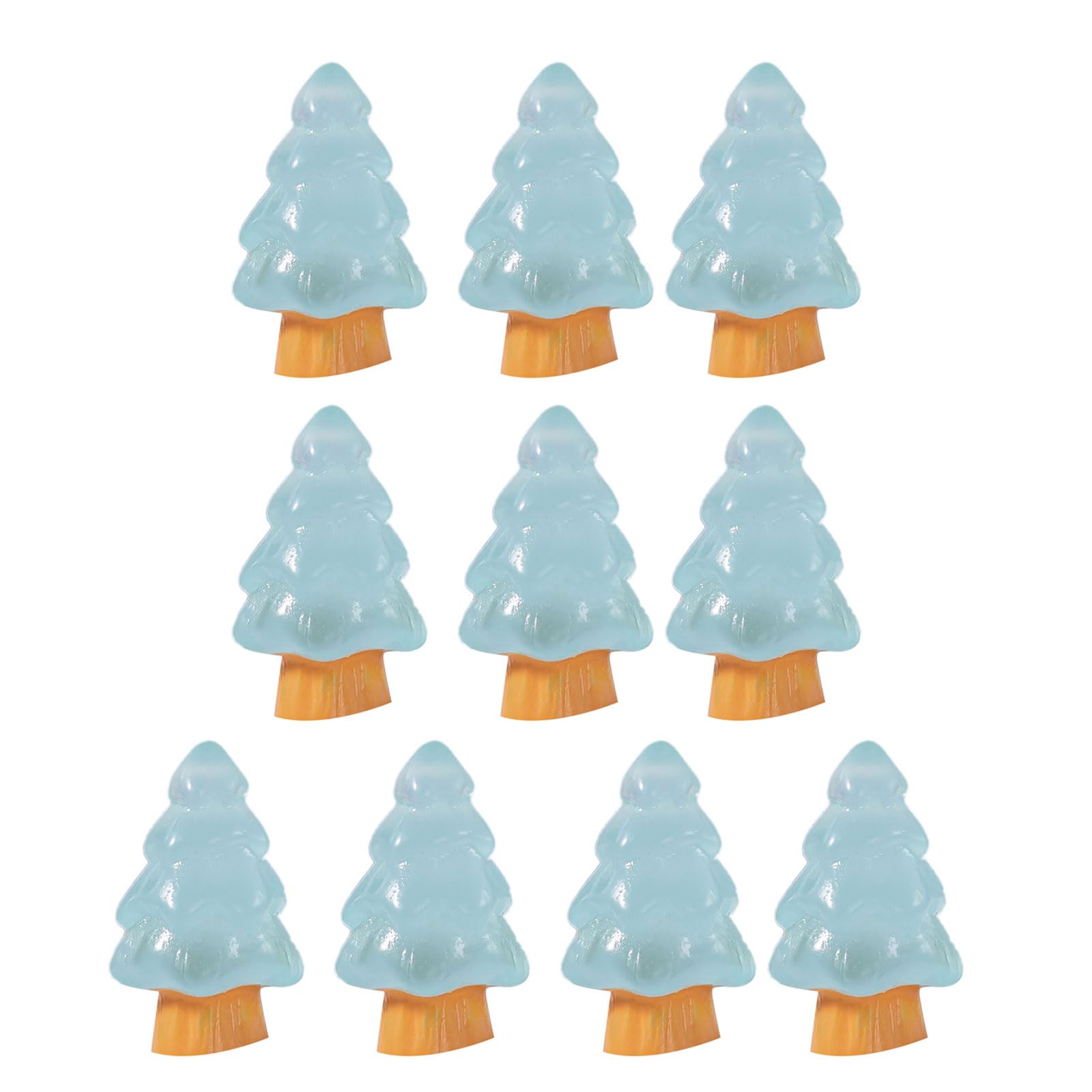 Christmas Tree Snow Landscape Pendants Glow Charm Resin Miniature Pendants Bulk Bead Christmas Tree