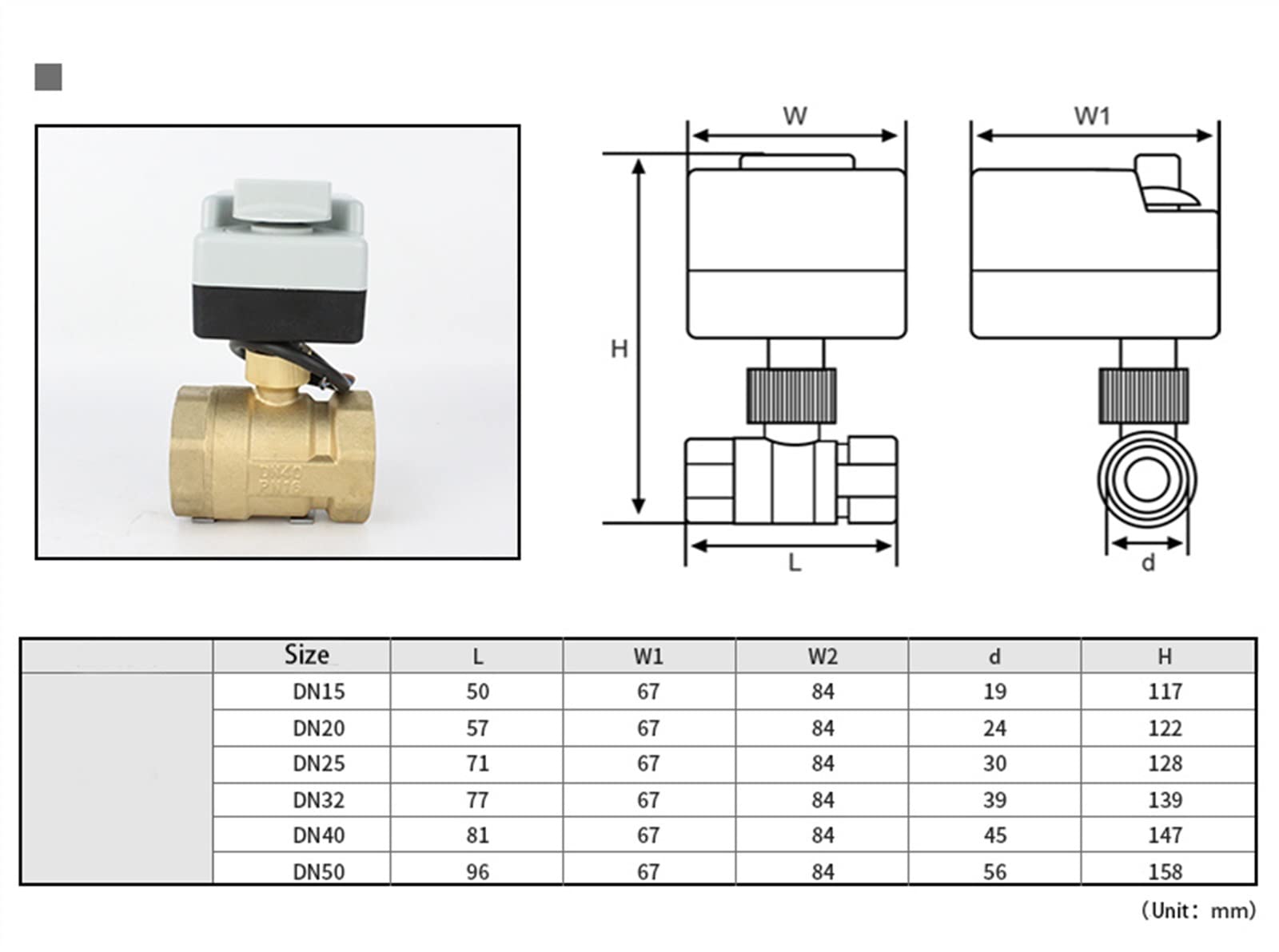 MbeLLO Válvula de Bola, válvula de Bola eléctrica integrada automática Manual bidireccional Tres Cables Dos Controles 220 VCA 1 Pieza