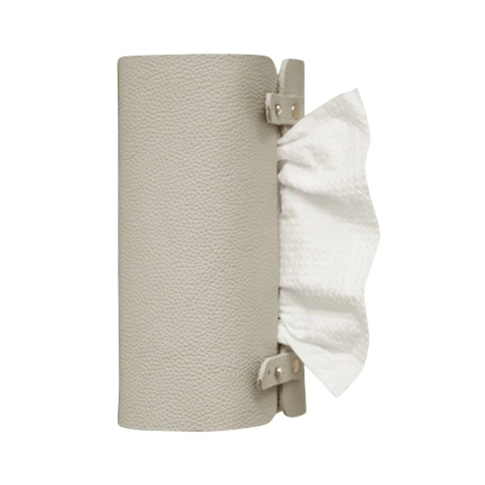Tissue Box Rectangular Paper Towel Container Elegant Tissues Storage Case Refillable Napkin Dispenser Leather Tissue Holder