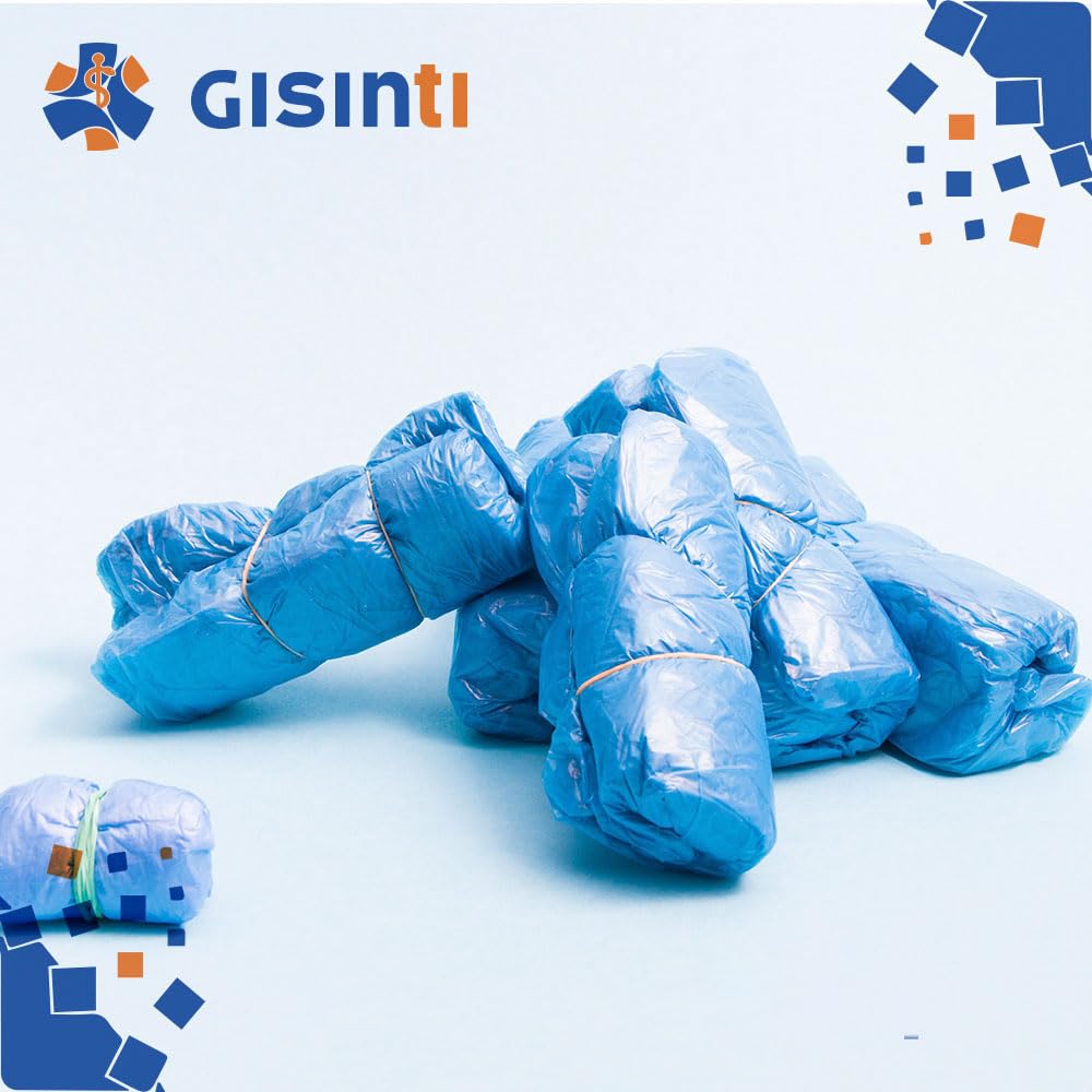 Gisinti Kit Copriscarpe Monouso Blu Taglia Unica