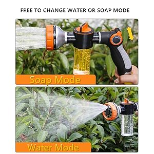 Pup jet dog wash hose nozzle foam sprayer horse sprayer soap dispenser bottle nozzle for pet showering car washing watering plants patio   cucciolini doodles