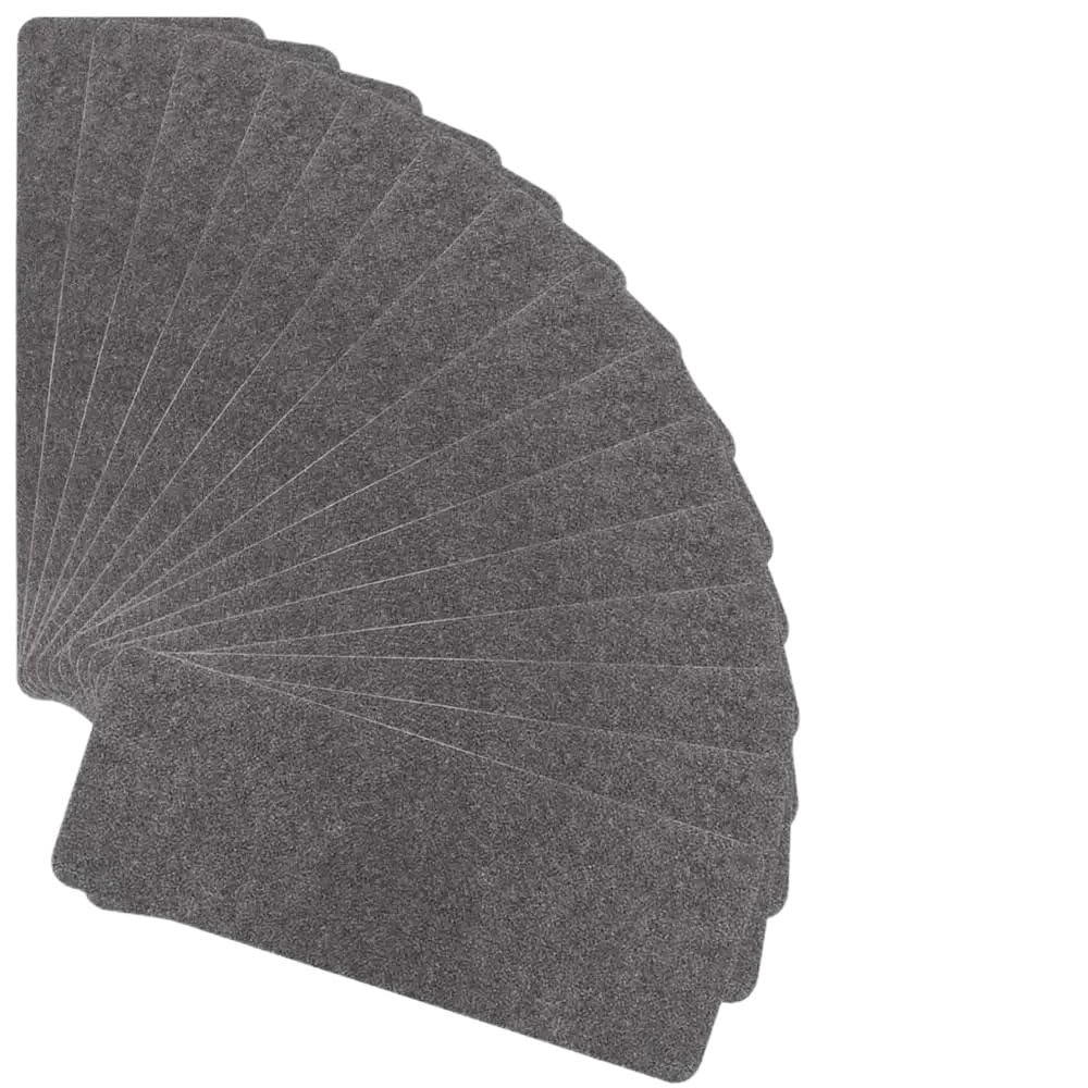 Nakładki na stopnie schodów. Stair Treads Self Adhesive Non Slip Floor Mat Pack of 15 Light Grey Dark 55cm x 20cm 0.2cm(Dark Grey)