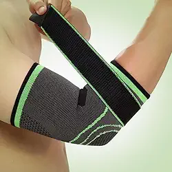 Cotoveleira de Compressão Ortopédica Ajustável – Alívio de Dor, Proteção Cotovelo, Conforto e Suporte Atividade Física