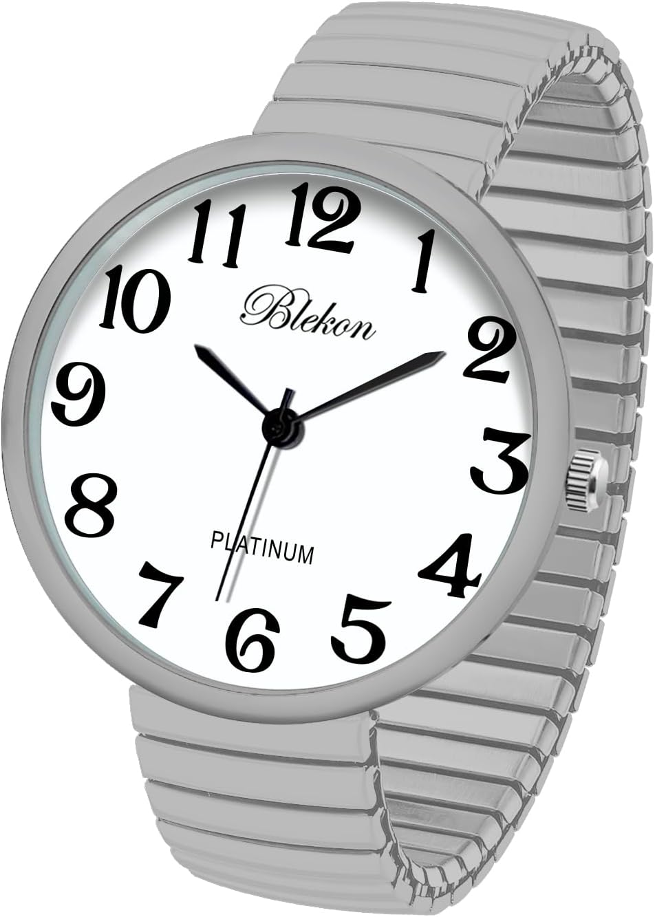 Blekon Collections スーパーラージフェイスストレッチバンド 日本製ムーブメント PC21J ファッションウォッチ, ライトグレイ, M, ビッグフェイス Amazonで販売中 Blekon Collections スーパーラージフェイスストレッチバンド 日本製ムーブメント PC21J ファッションウォッチ, ライトグレイ, M, ビッグフェイス Amazonで販売中