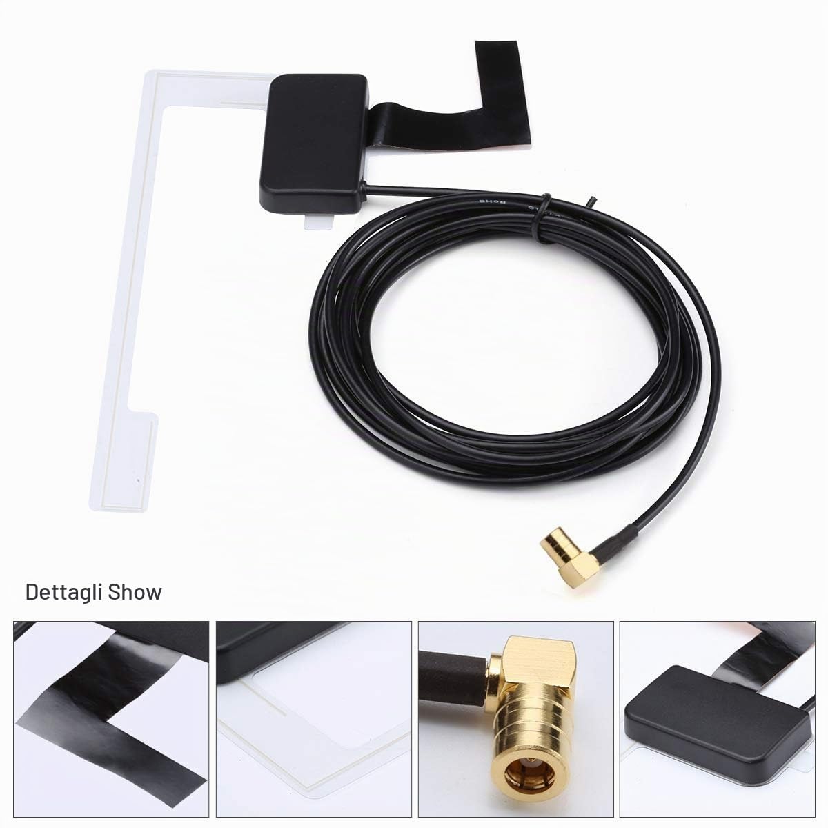 DollaTek DAB/DAB + autoradio antenna dab autoradio antenna patch antenna radio digitale per auto
