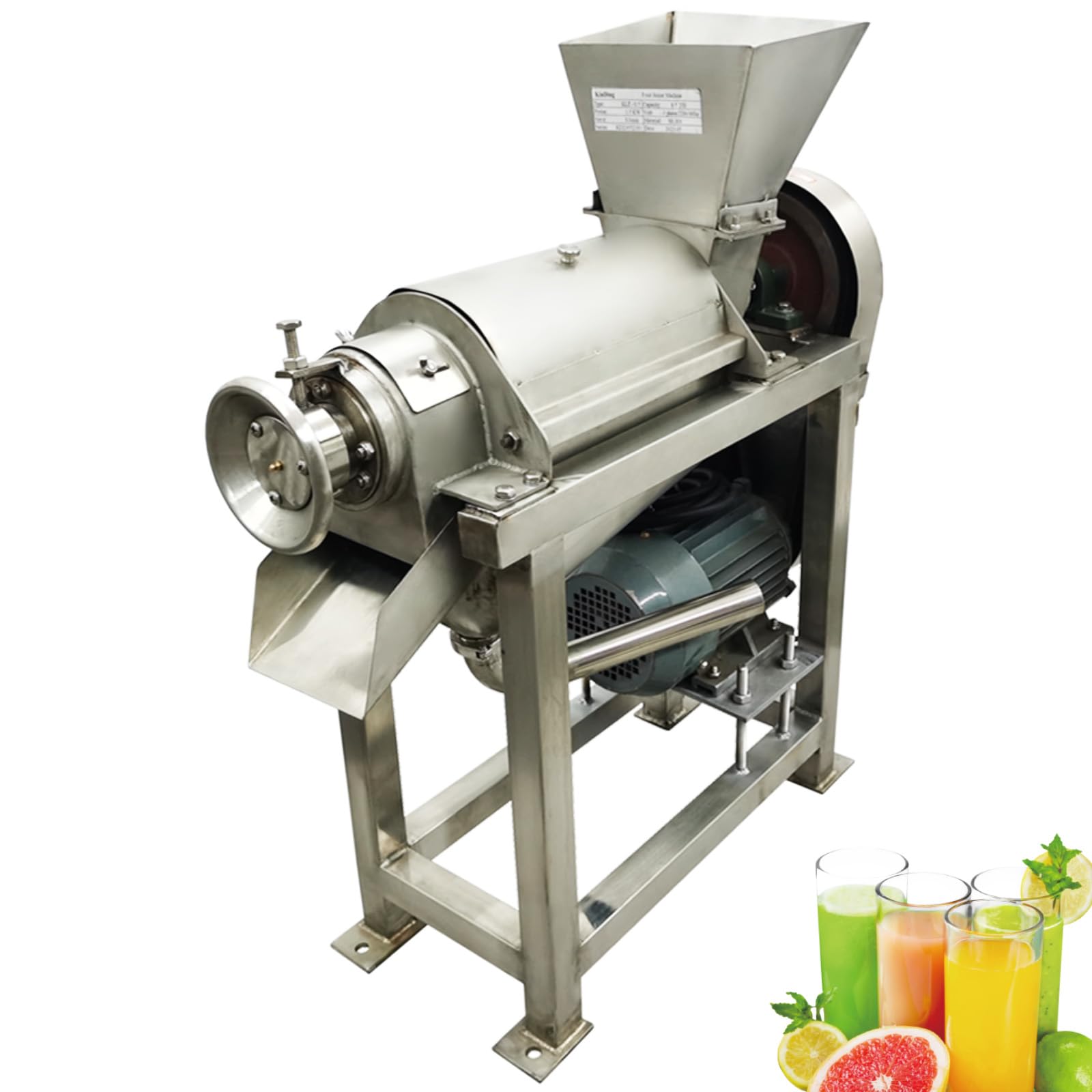 220V 3PH Commerical Fruit and Vegetable Juicer 0 5T H Stainless Steel Fruit Juice Extractor Machine Industrial Automatic