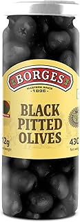 Black Pitted Olives 430g Selected Hojiblanca Olives Suitable for Snacks Salads Imported from Spain