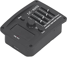 Guitare Acoustique Préamplis EQ 4 Bandes Système D'accordage de Micro Piézo-LC400G