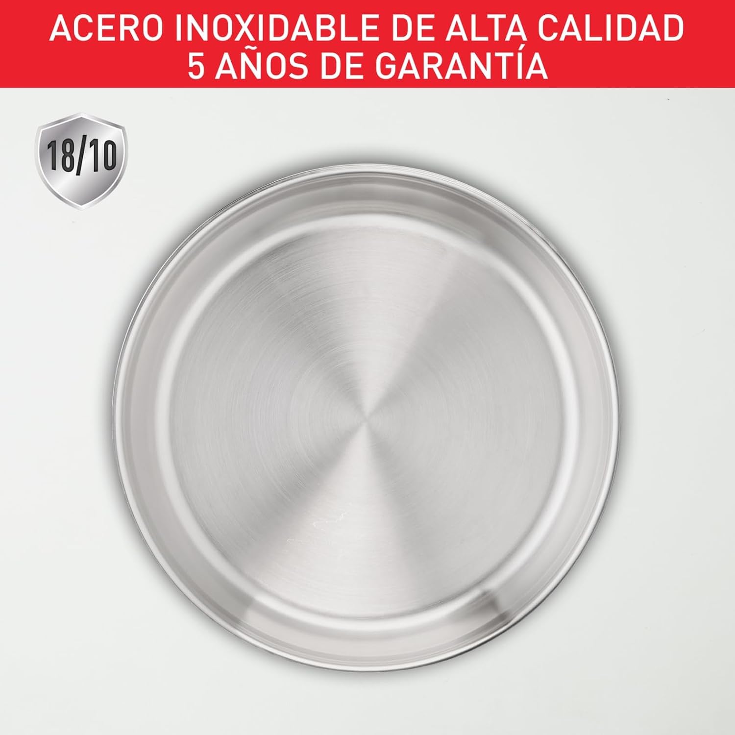Tefal Ingenio Emotion - Juego de 3 sartenes 22/24/28 cm + Mango Extraíble, Acero Inoxidable, Sin Revestimiento, Apto inducción, horno y lavavajillas