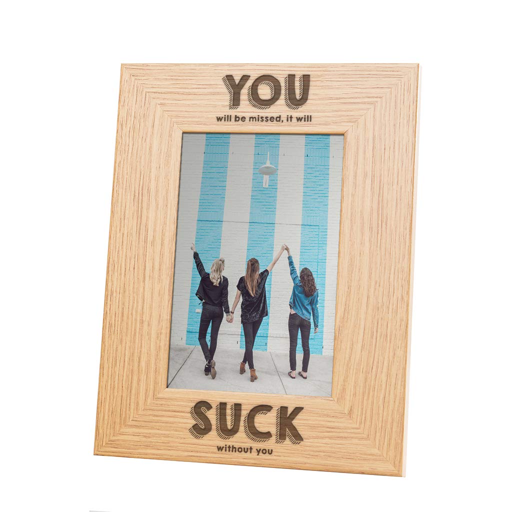 You Suck Portrait Photo Frame - Leaving Gift for Colleagues - New Job Retirement Present