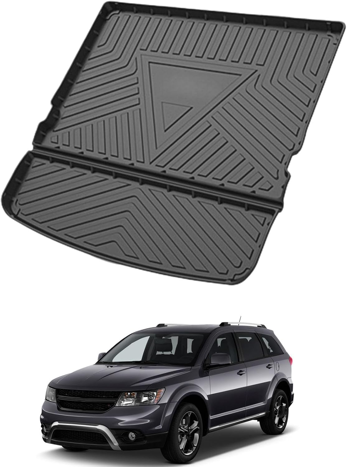 PLAKDFUU Bootmat for Dodge Journey 5-Seater2014 easyclean protector