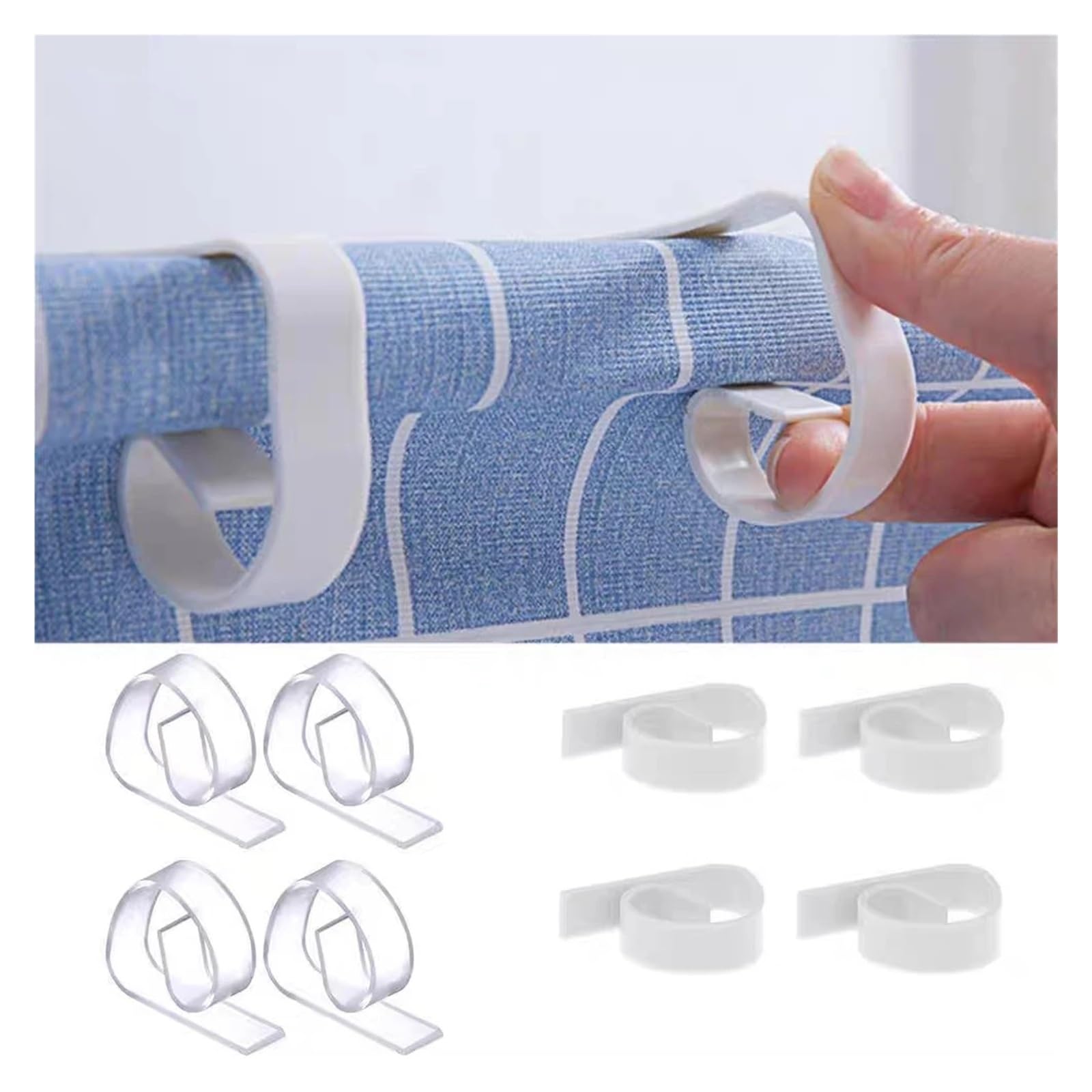 Tischdeckenklammern 12 PCS Plastic Tablecloth Tables Useful Clips Holder Cloth Clamps Party Picnic Wedding Prom Multi-Function Clip
