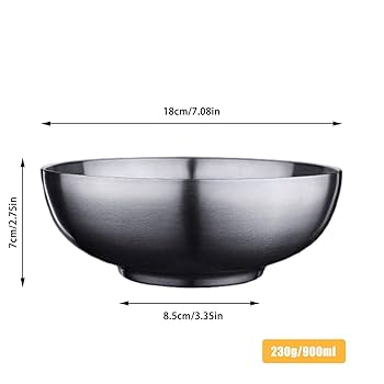 Amazon.co.jp: 冷麺器 一人前 ステンレス製 麺鉢 ラーメン碗 麺