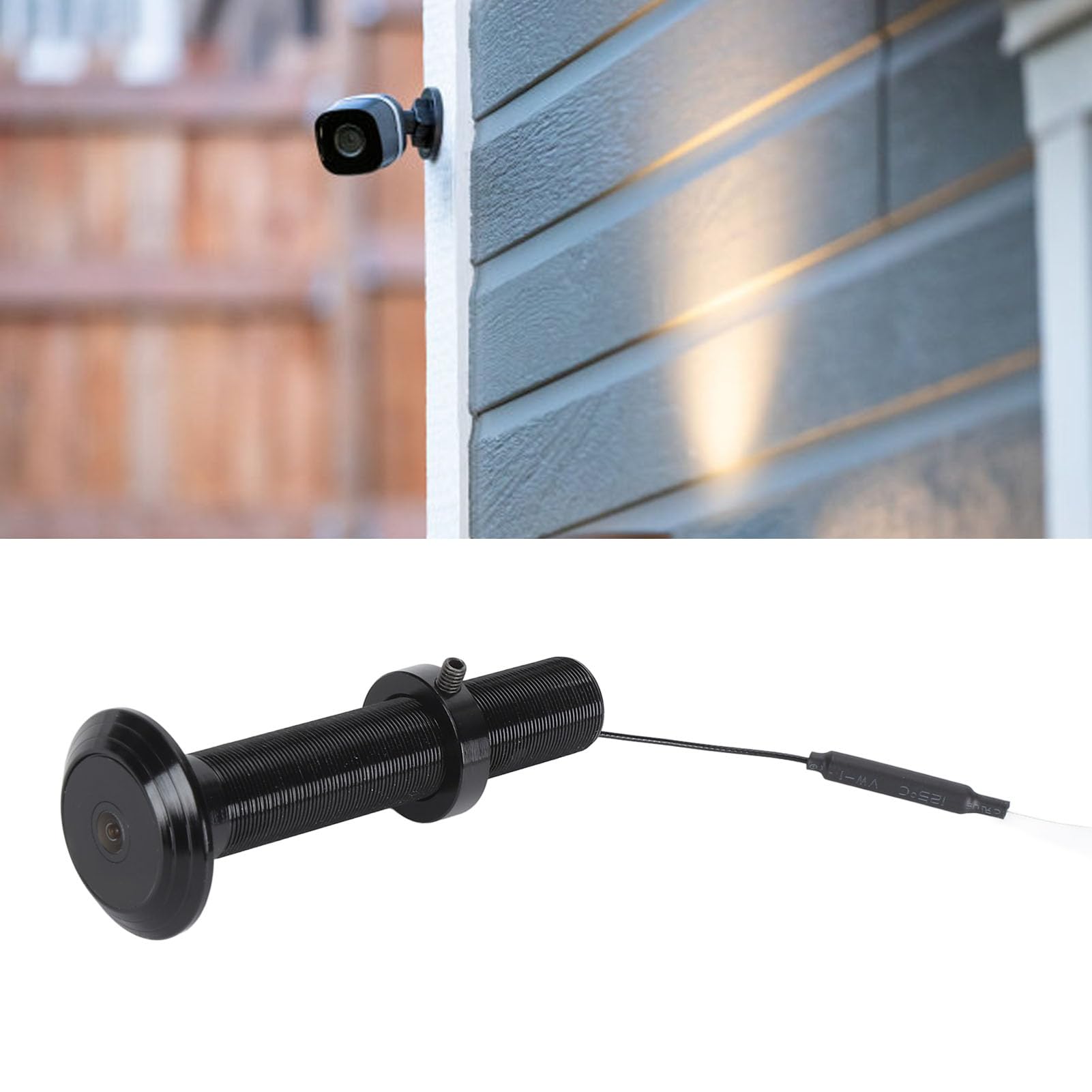 Cámara de mirilla for puerta HD 1080P, cámara IP con orificio for ojo de puerta, gran angular de 220°, aplicación inteligente, cámara USB de seguridad for el hogar, visor de puerta, cámara de segurida