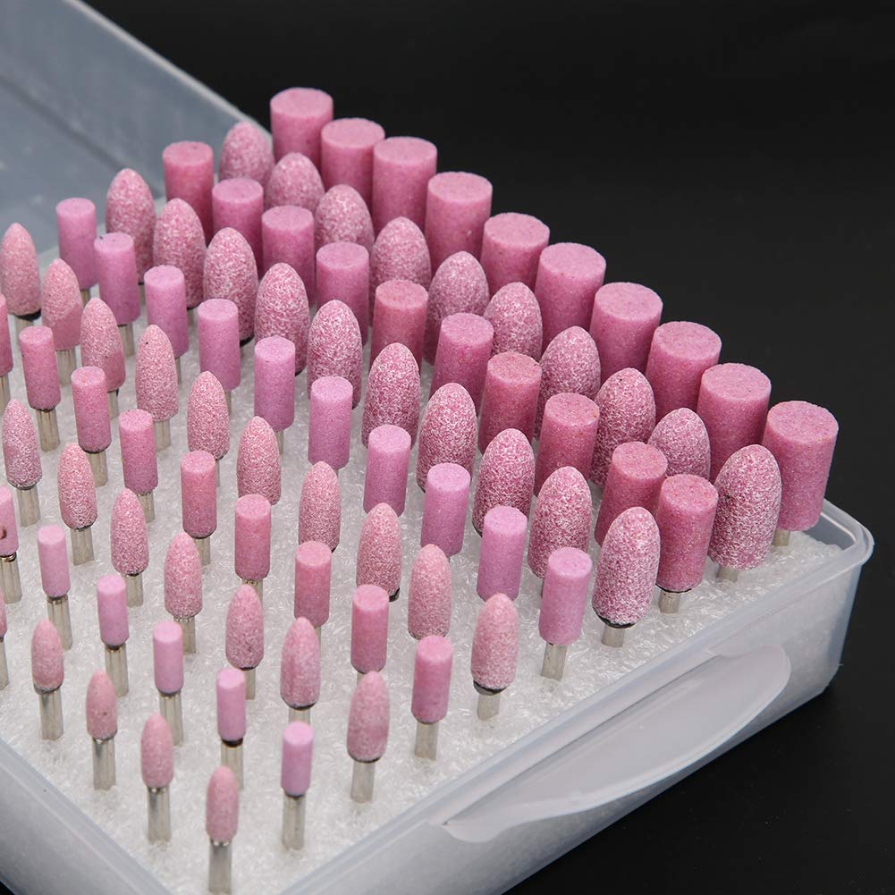 100PCs Abrasive Mounted, Stone Grinding Sand Wheel Stone Wheels Bits Buffing Hardware Polishing G Accessory Set Accessories