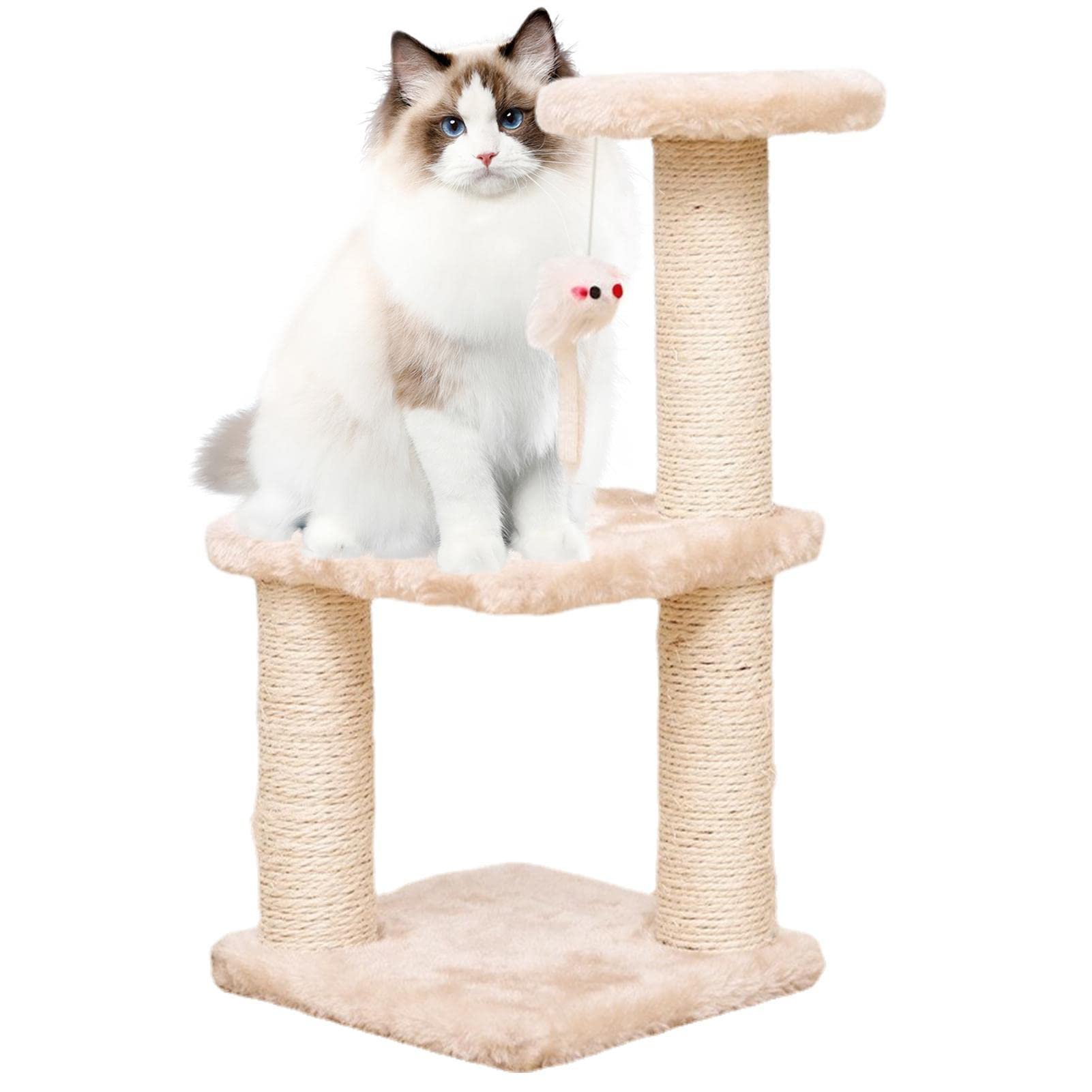 Stronrive Cat Tree, Cat Tower, Cat Tree For Indoor Cats, Cat Scratching Tree Multilayer Design, Cat Lying Down And Resting No Crumbs, For Kitten And Small Cat