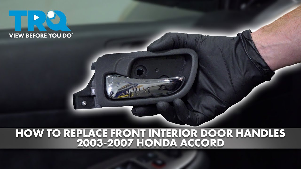 Amazon.com: TRQ Front Left Interior Door Handle Taupe Drivers Side