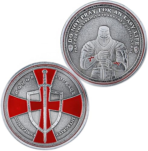 AtSKnSK Moneda de desafío de los caballeros templarios
