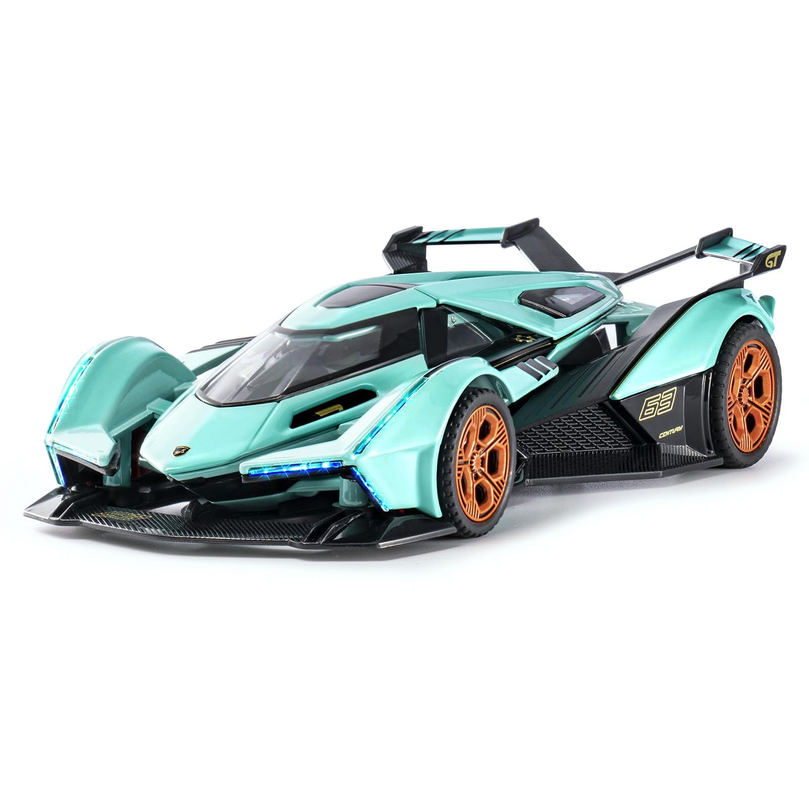 Sponsored Ad – V12 Diecast Toy Car, 1:32 Scale Pull Back Race Car with Light & Sound for Boys Ages 3-8, Metal Model Cars for Kids Toddlers, Gift Toy Cars for Boys Age 3+, Collectible Supercar