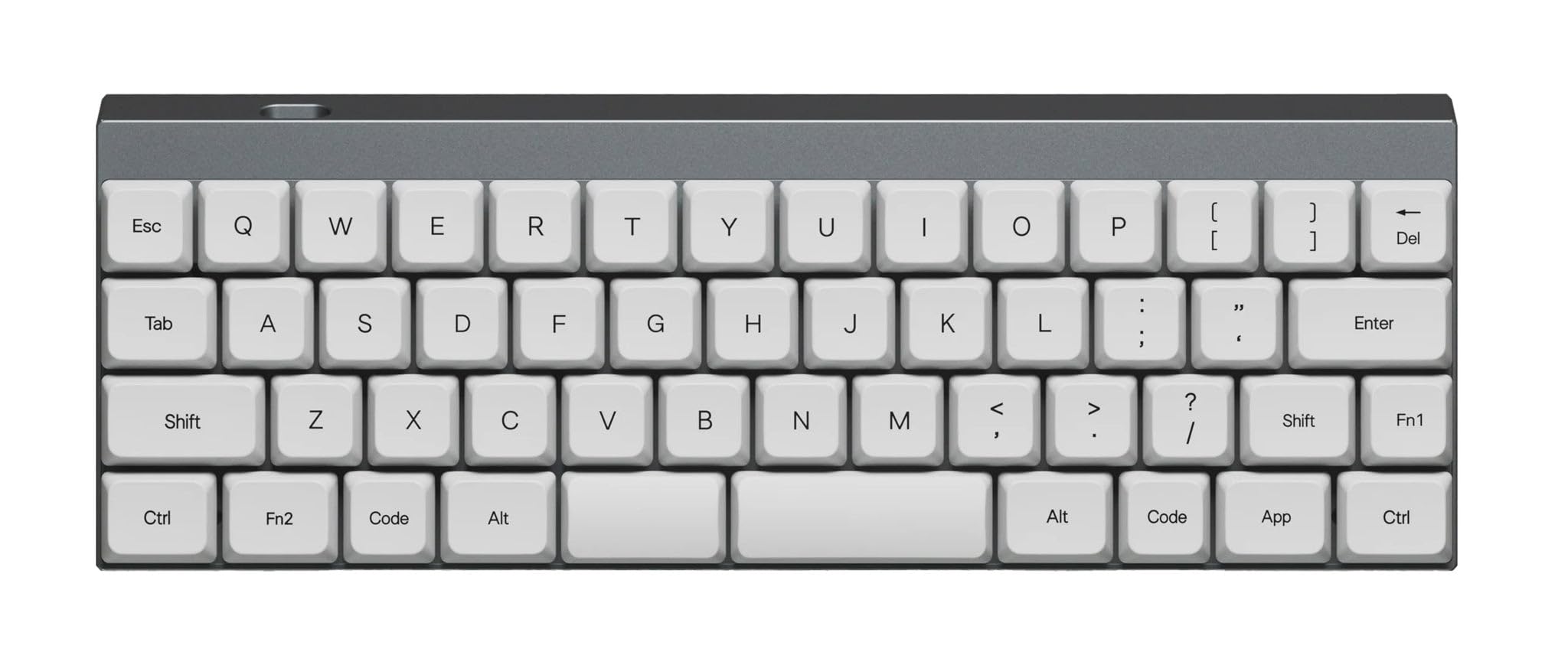 VORTEXKEYBOARD Vortex Core Plus White Aluminum 40% Wireless Hot Swap Low Profile Mechanical Keyboard Gat Low Profile Blue