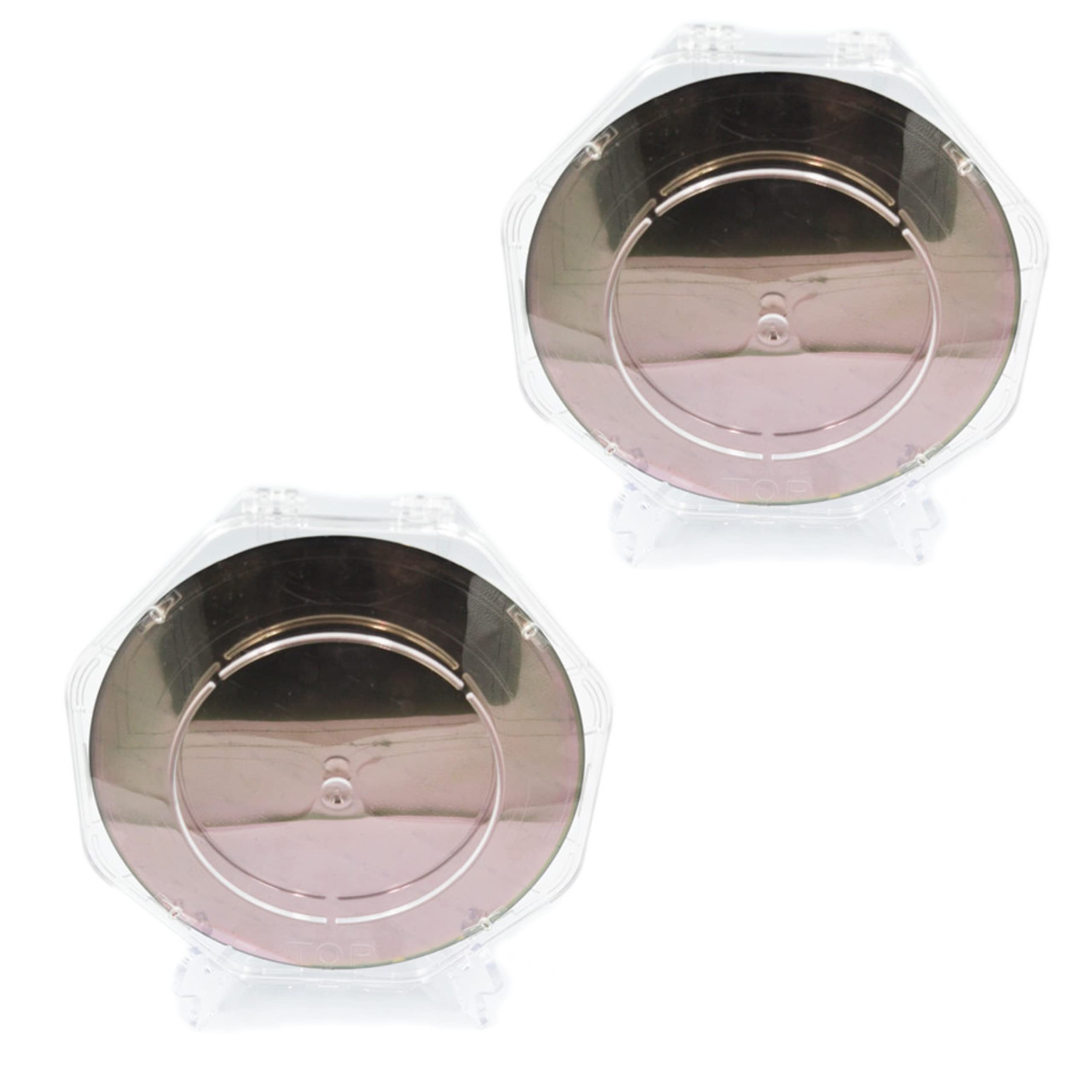 8“ or 200 mm Single Wafer Display Carrier, Wafer Display Holder, Wafer Shipper, 8" Single Wafer Sample Box for Silicon, Sapphire, SiC Substrate (Pack