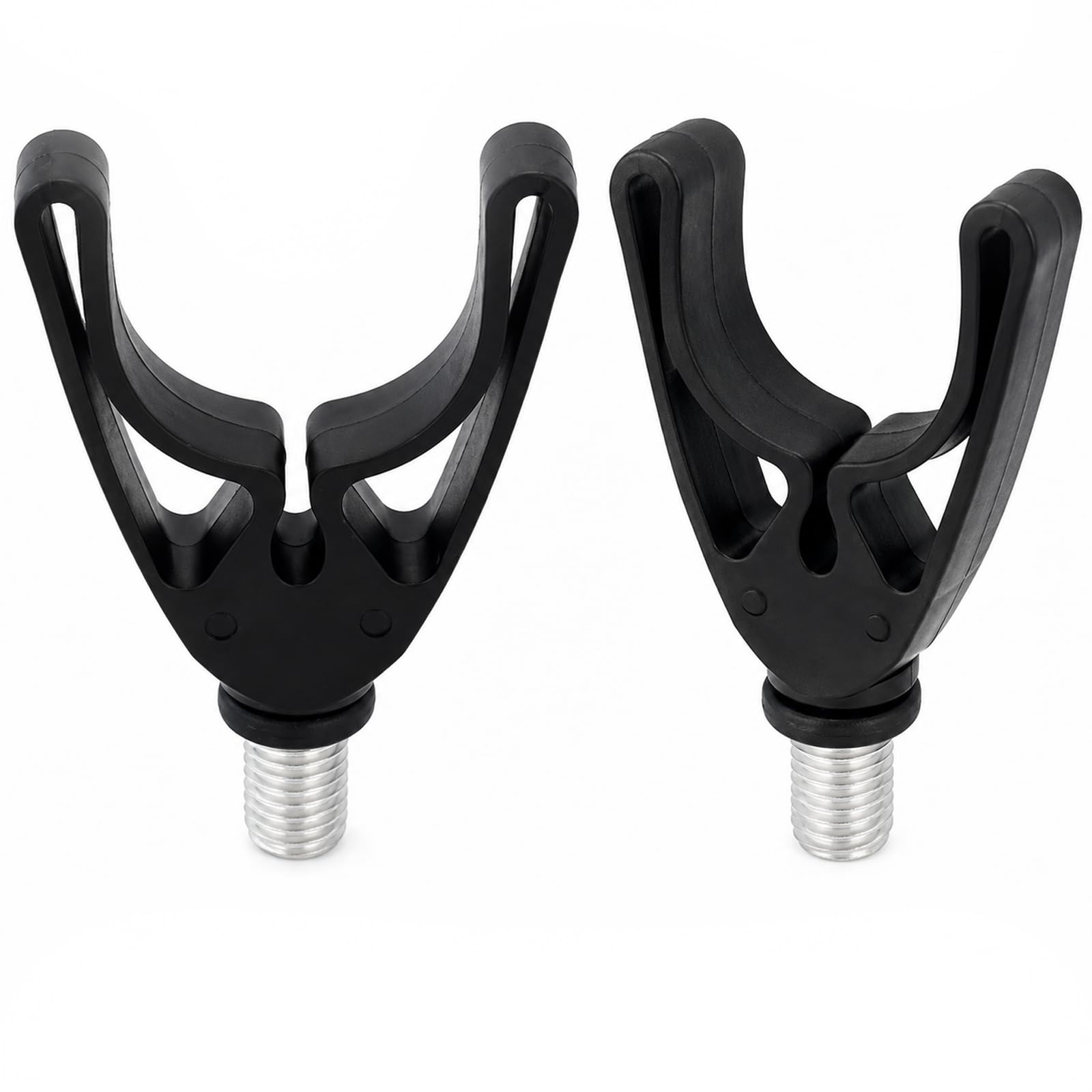 Zyssby 2 Pcs Fishing Rod Rest Heads, Durable Fishing Rod Rest Heads, Rods Pod, Carp Fishings Accessories, Fits All Rods Pods & Bank Sticks