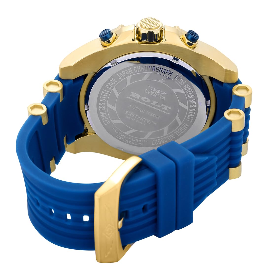 Invicta Bolt Męski zegarek kwarcowy ze stali nierdzewnej - 52 mm