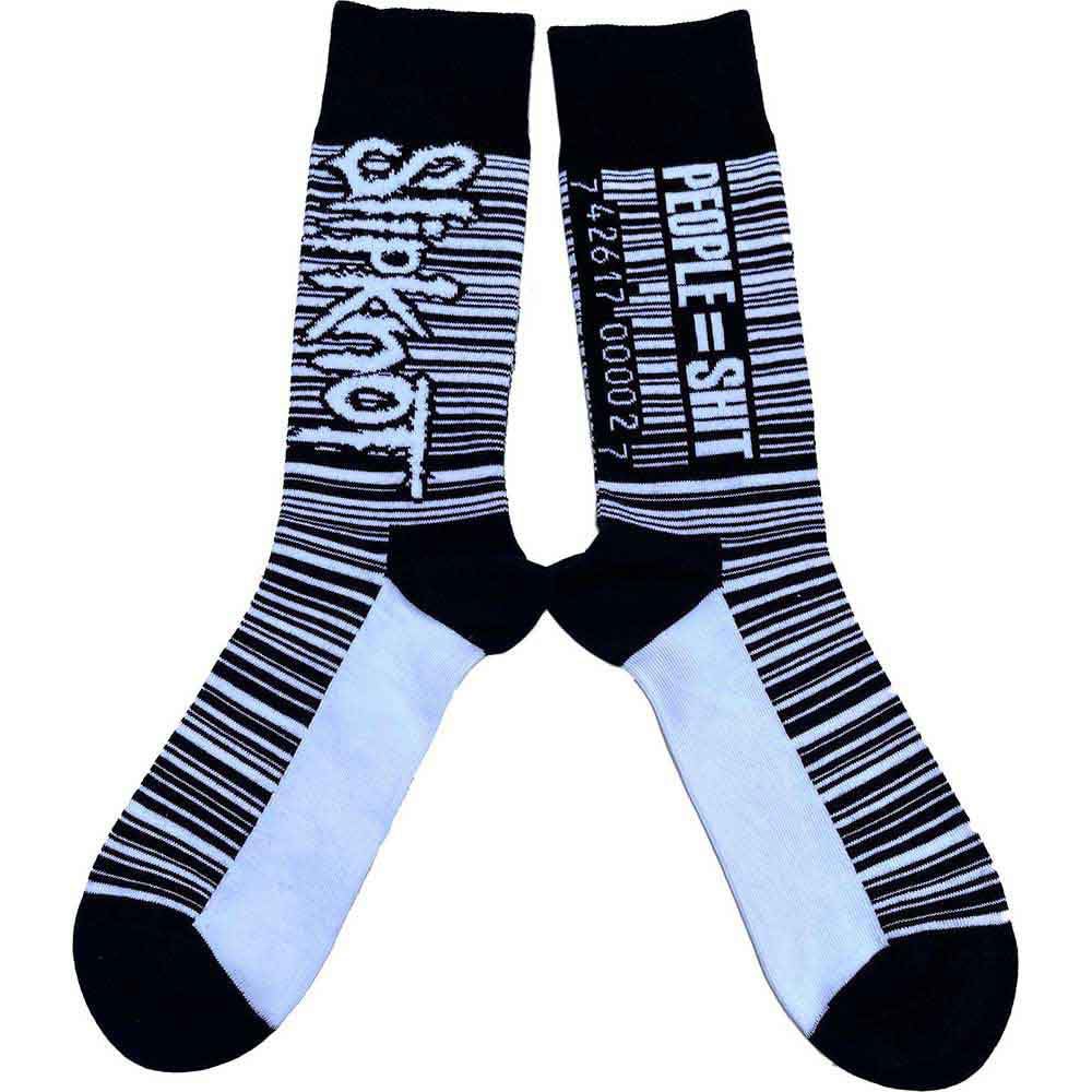 Slipknot Unisex Ankle Socks Barcode (Black) (UK Size 4 - 7) Official