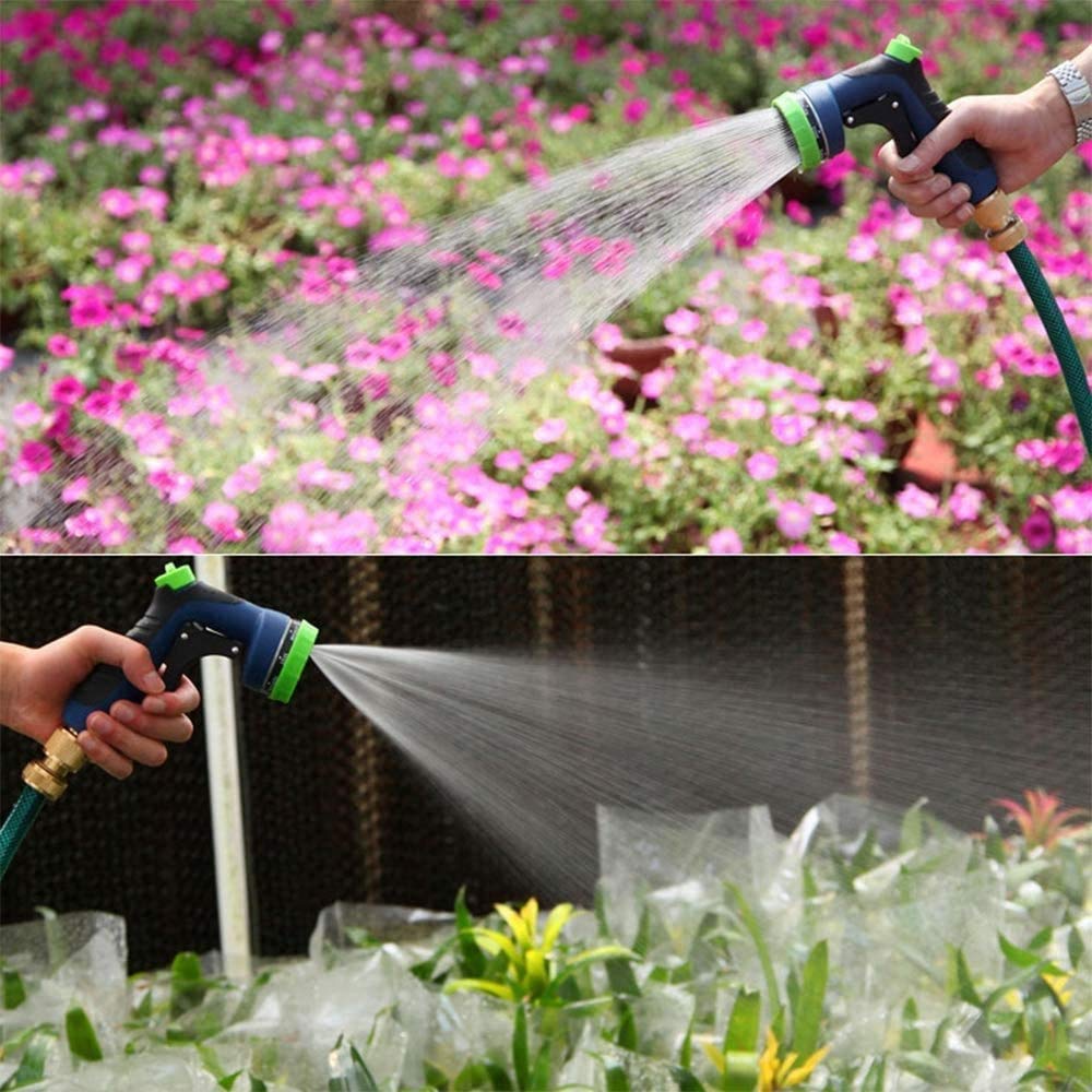Gartenschlauchdüse Sprühdüse, 8 einstellbare Bewässerungsmuster Multifunktionaler Gartensprinkler