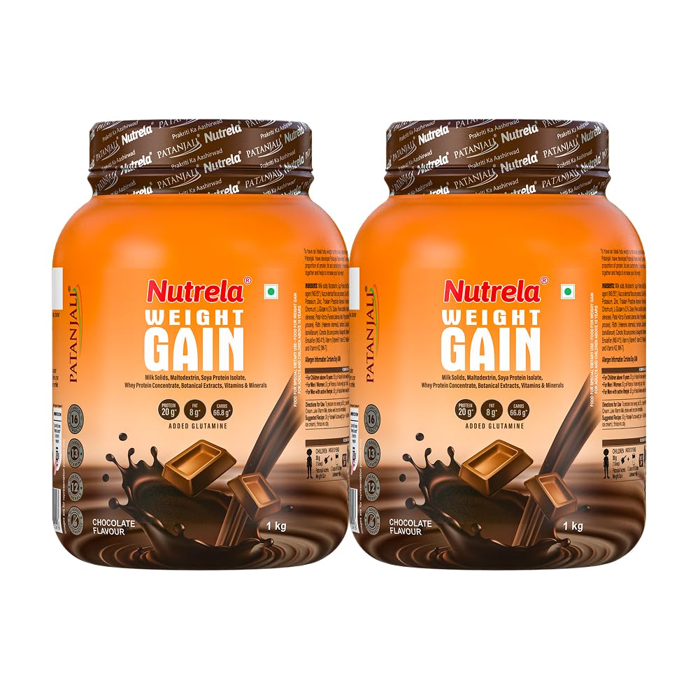 Nutrela Weight Gainer | 500g Chocolate Flavour | High-Calorie Mass Gainer with Vitamins & Minerals | Ideal for Men, Women & Kids — Amazon image 13