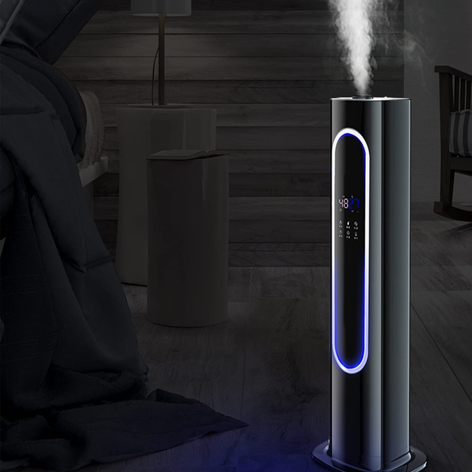 Humidificador Humidificador de 8 l Humidificador de Aire Humidificador silencioso con luz Nocturna Humidificador Apagado automático sin Agua para el hogar Dormitorio del bebé Oficina