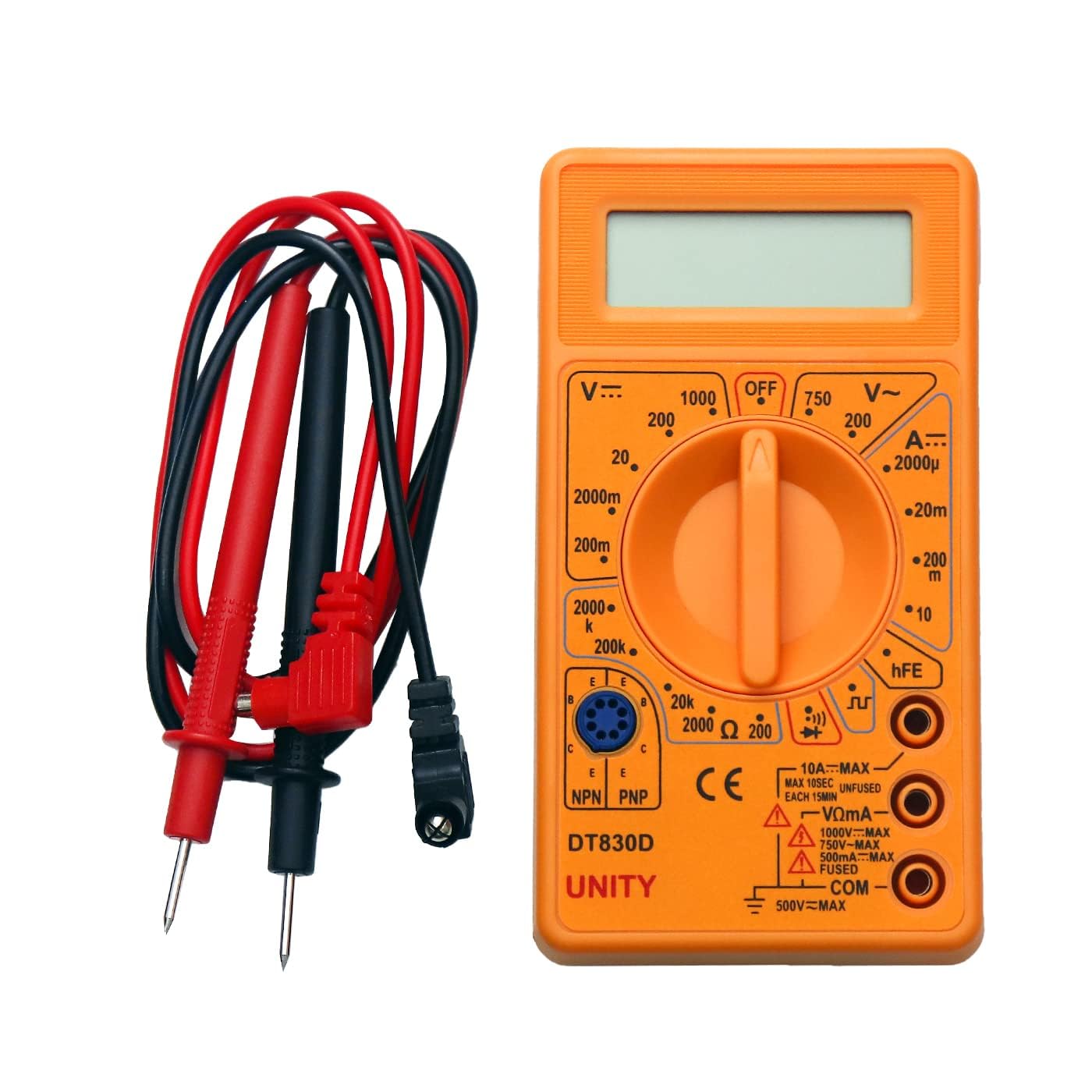 Digital Multimeter, LCD Display, Measures AC/DC Voltage, DC Current, Resistance (B0DFY89XQ9) Amazon Price History, Amazon Price Tracker
