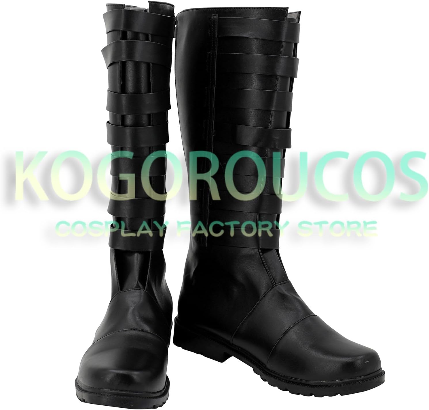 KOGOROUCOS Cosplay Shoes Boots for Mando Moff Gideon Customizable Large Size Costume Footwear M10129054