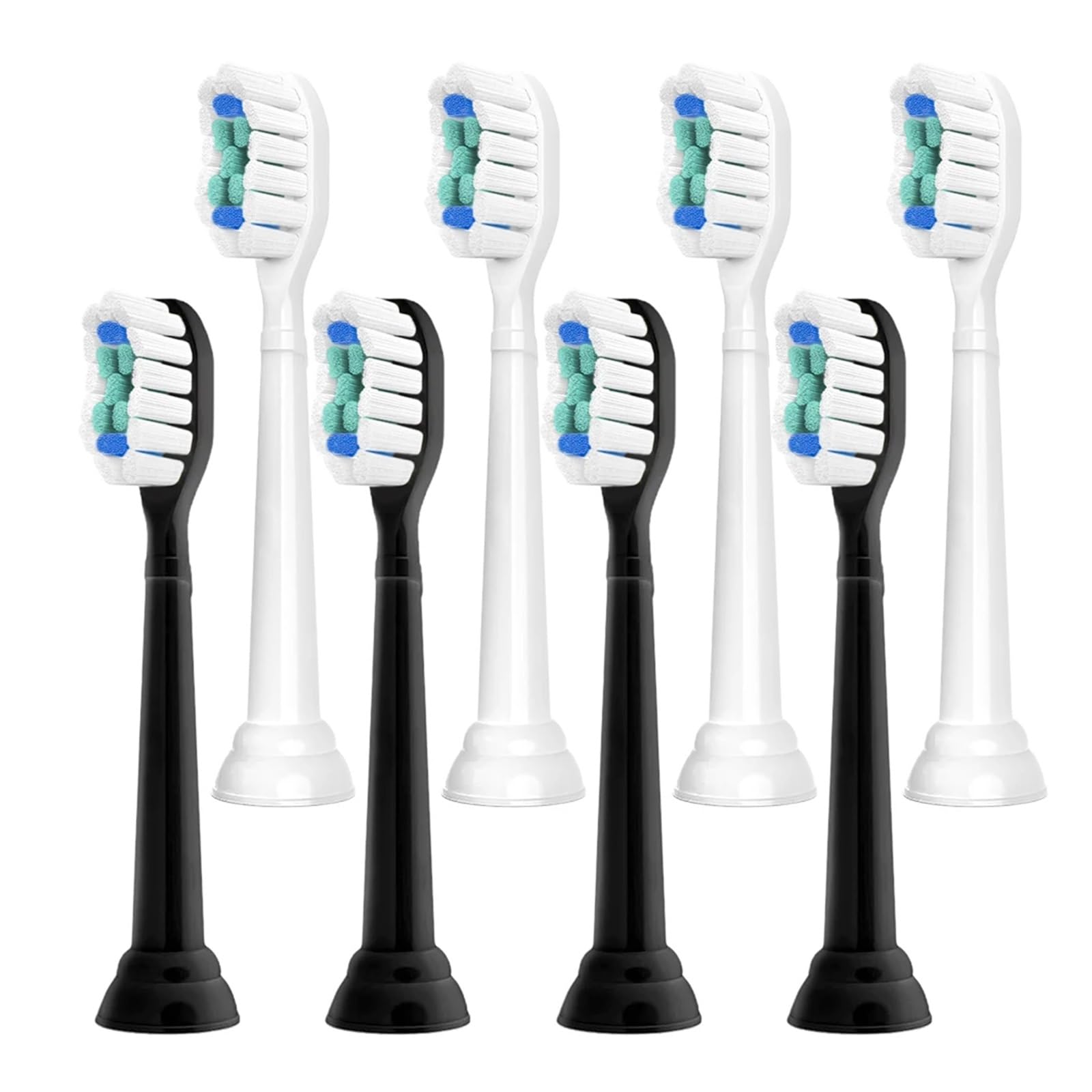 8 testine di ricambio per spazzolino elettrico, compatibili con Philips, testine professionali per spazzolino elettrico 4100 5100 6100