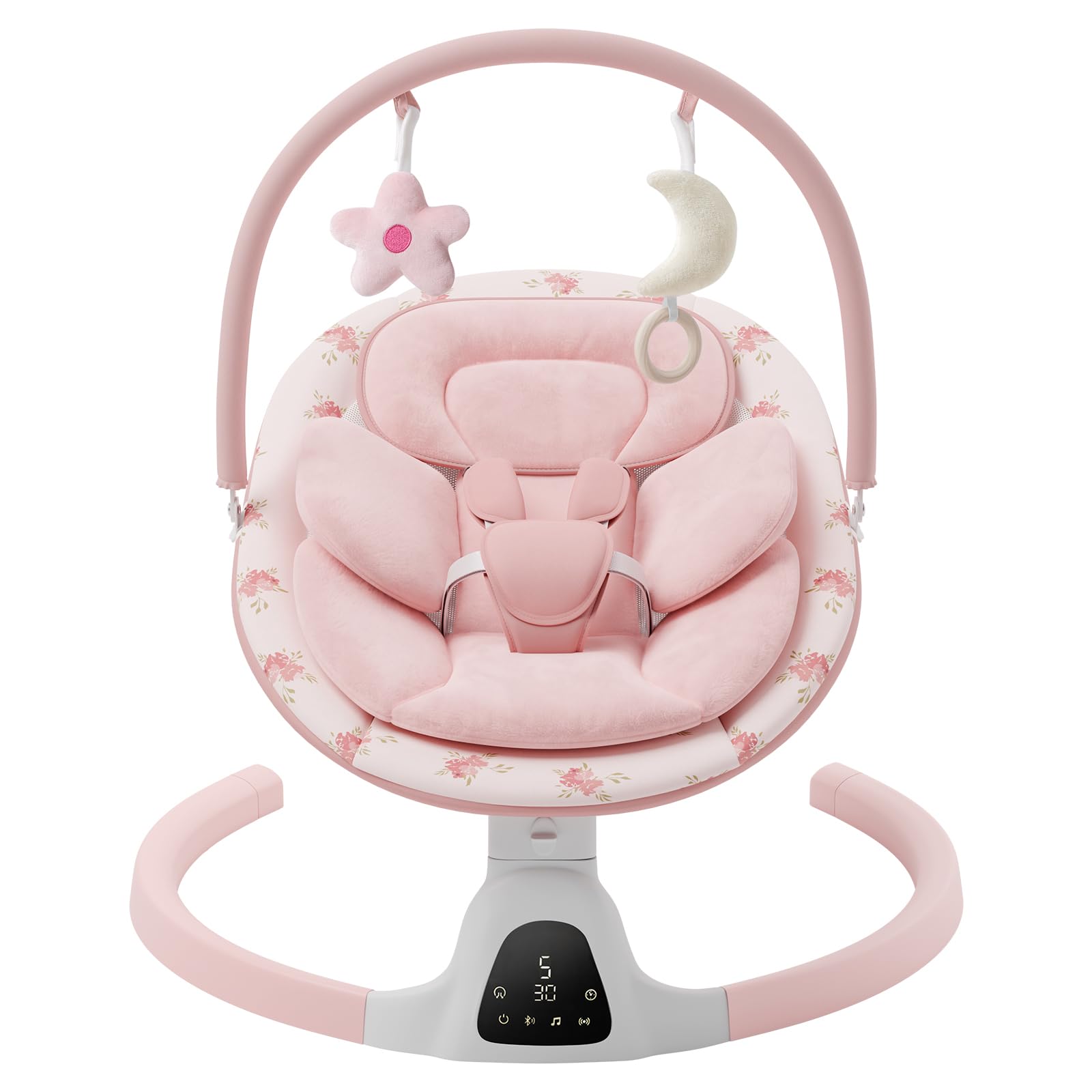 Columpio eléctrico para bebés para relajar al recién nacido en casa