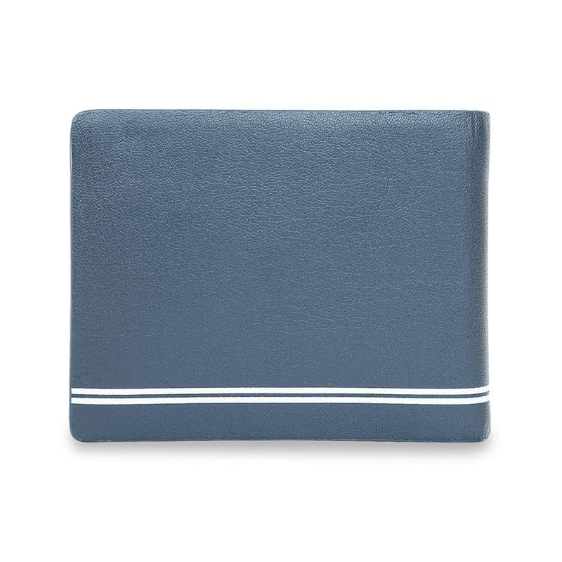 Image of Tommy Hilfiger Men's Escravos Global Coin Wallet | Solid Genuine Leather Bifold with Coin Pocket - Classic Navy | Ideal for Gifting | Stylish Purse for Men