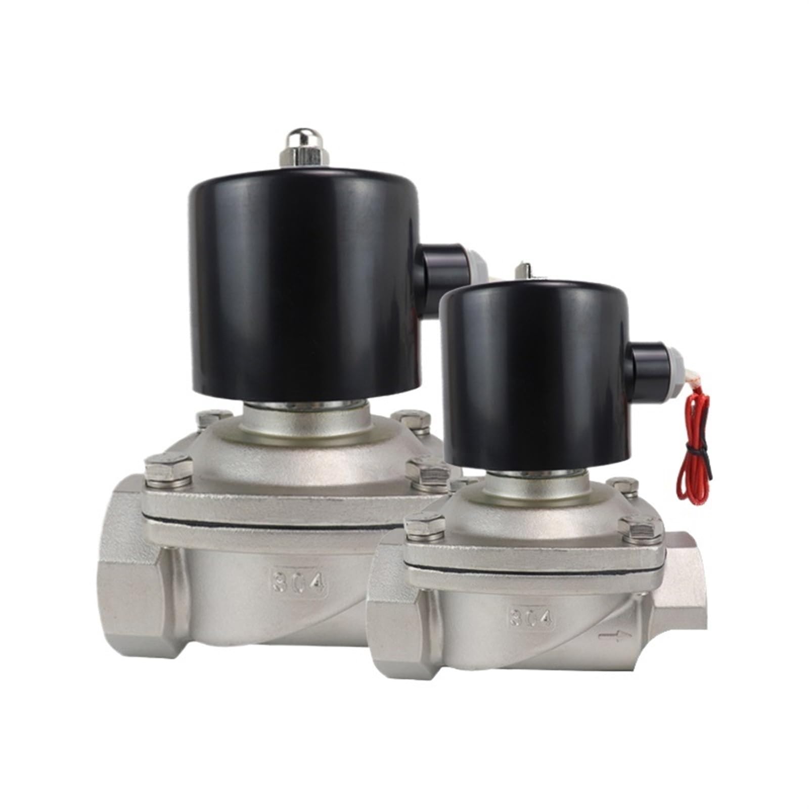 Électrovanne 2S vanne d'eau 2W200-20 gaz inox AC220V