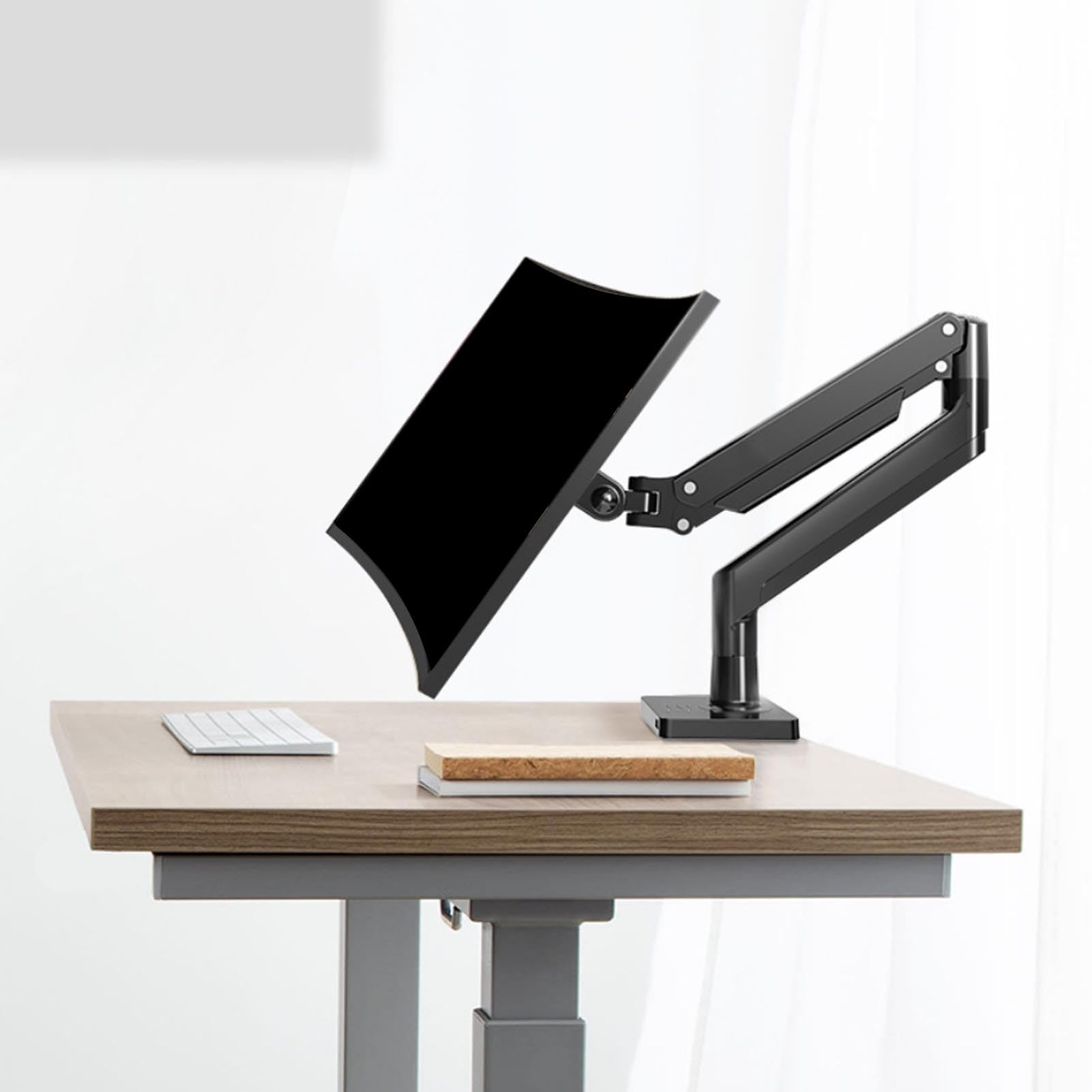 Ausla Supporto per Monitor, Regolabile, Capacità 12 Kg per Schermi da 27-40