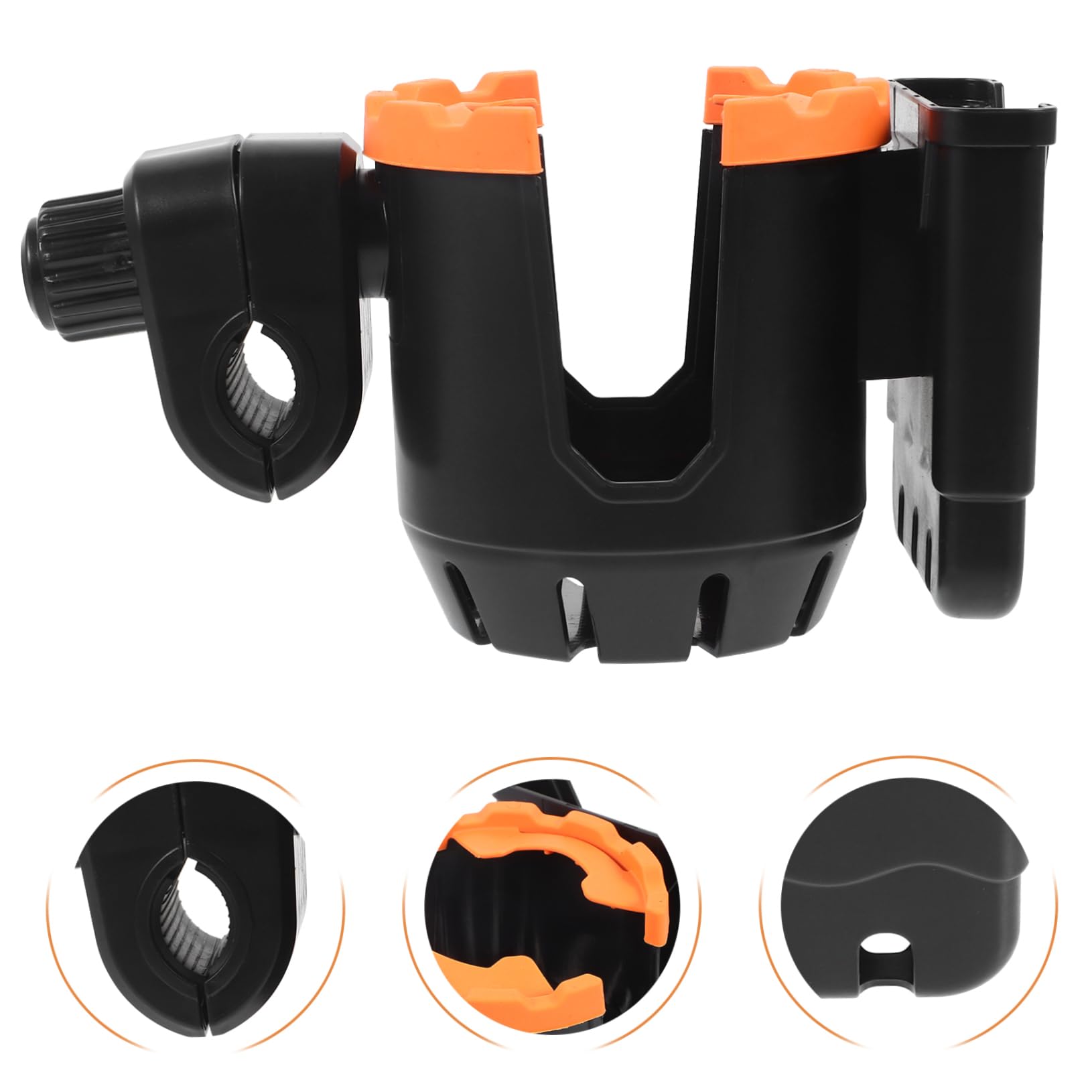 2pezzi Portabicchieri Per Deambulatori e Accessorio Per Bottiglie e Tazze Facile Installare Resistente e Compatibile Diverse e