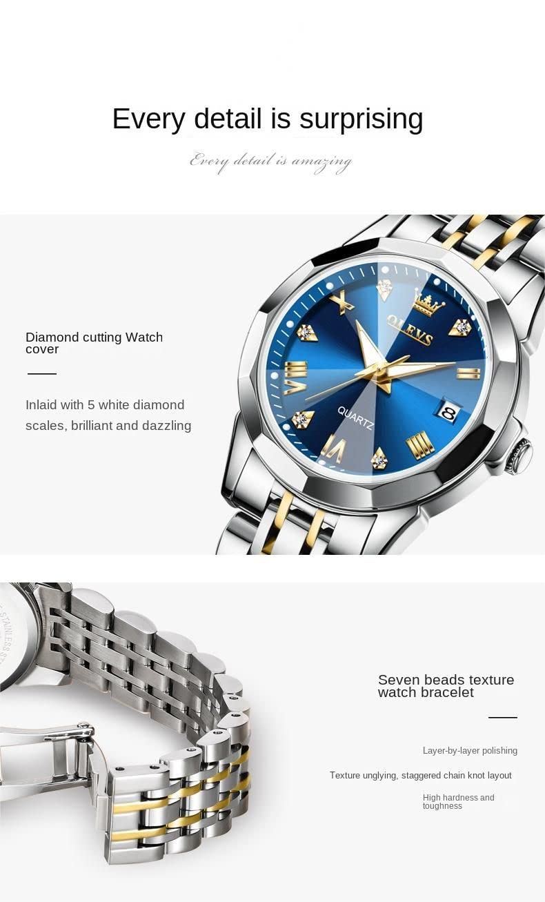 Pareja Moda Reloj Casual Cuarzo Día de San Valentín Pareja Reloj Unisex, (Paquete de 2, Modelos for Hombres y Mujeres)