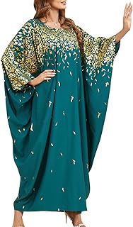 Muslim Abaya for Women Long Dresses Dubai Pendant Bat Sleeves Turkey African Caftan Vest - Buy now