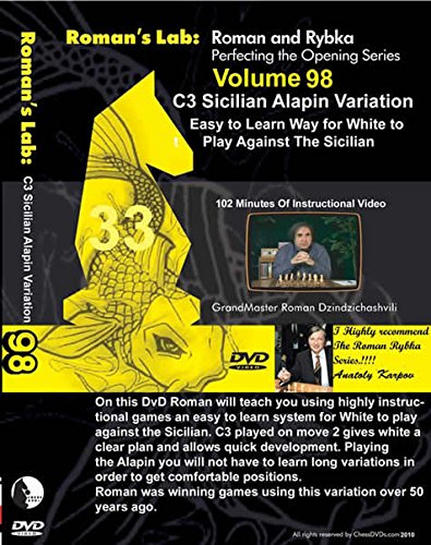 Romans Lab Chess DVD - Volume 98 - c3 Sicilian Alapin Variation: Amazon ...