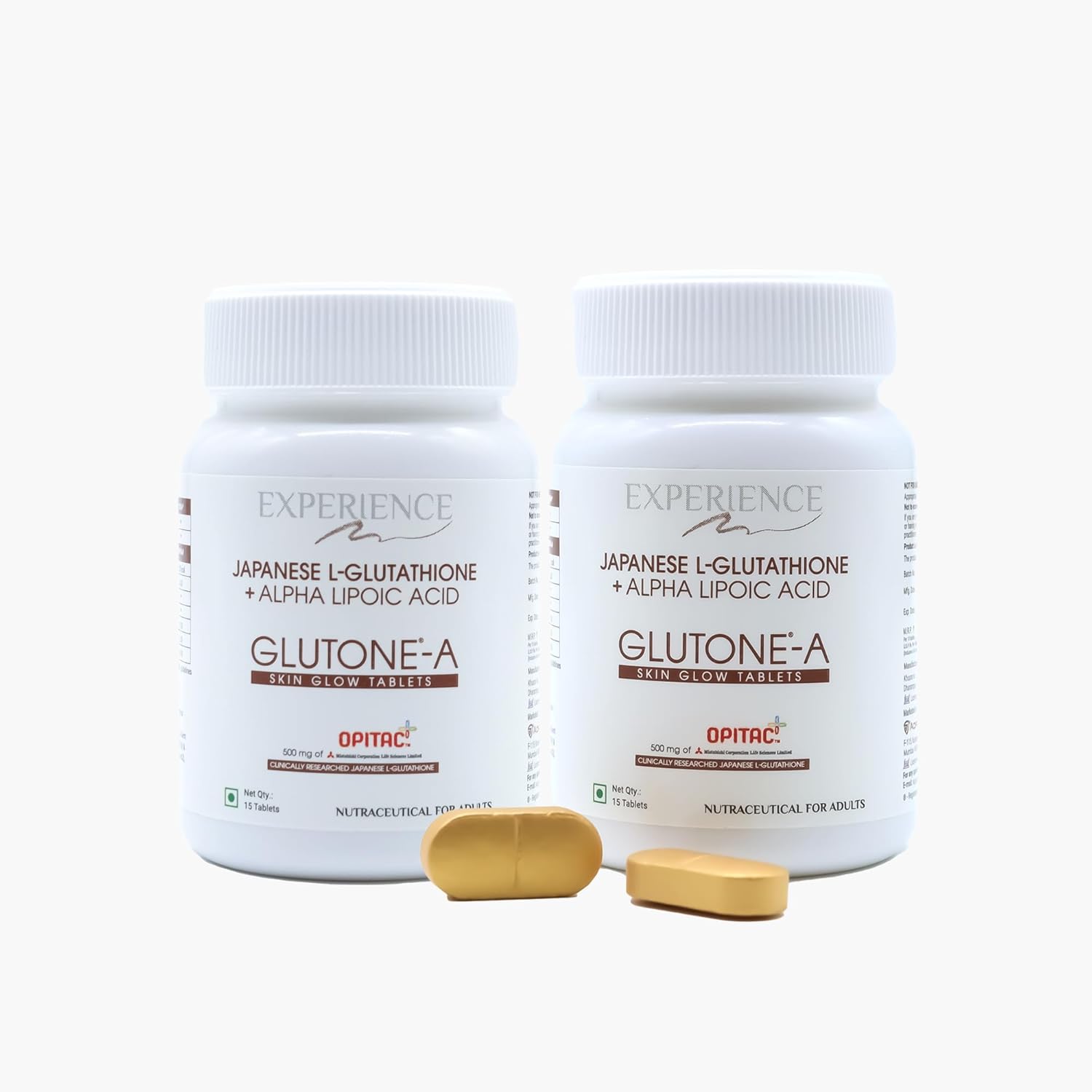 Glutone-A | Japanese Glutathione Tablets for Skin Whitening with Alpha Lipoic Acid | Glowing Skin, Reduces Pigmentation & Dark Spots | 30 Tablets