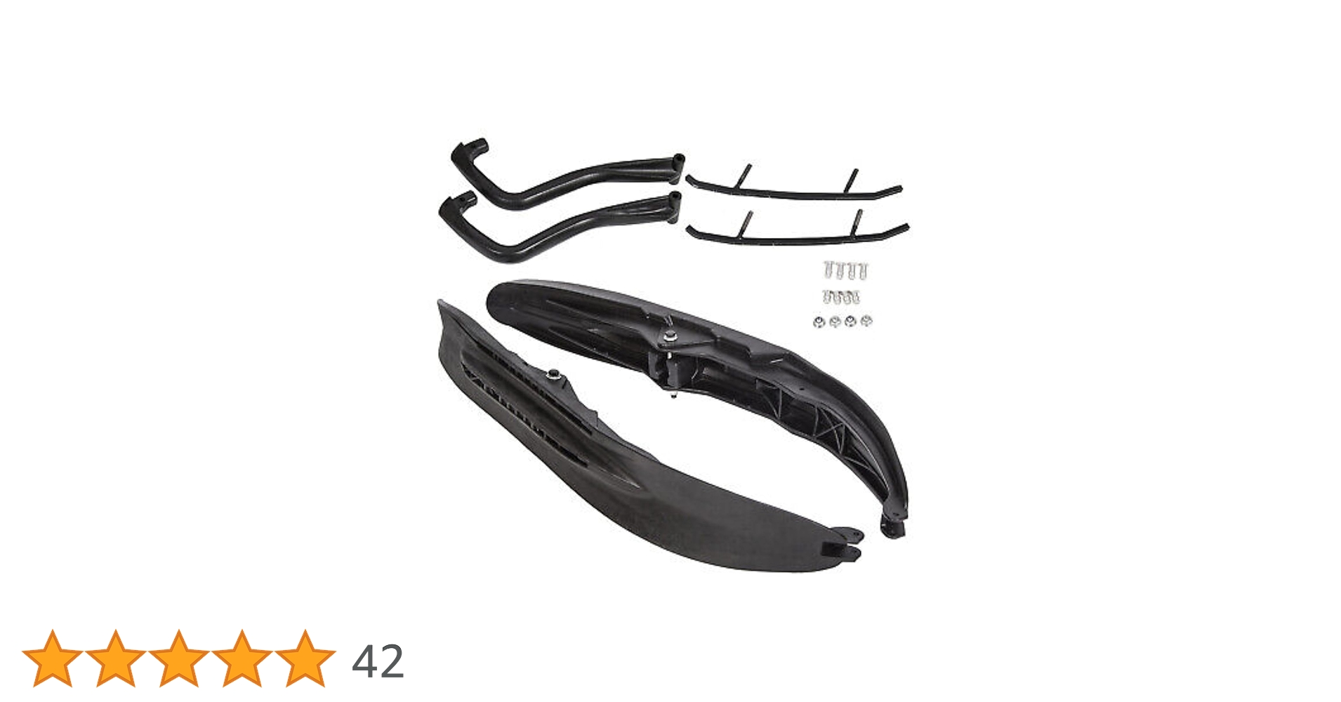 Ski-Doo New OEM Black Pilot 5.7 Ski Upgrade Kit Mount Carbides