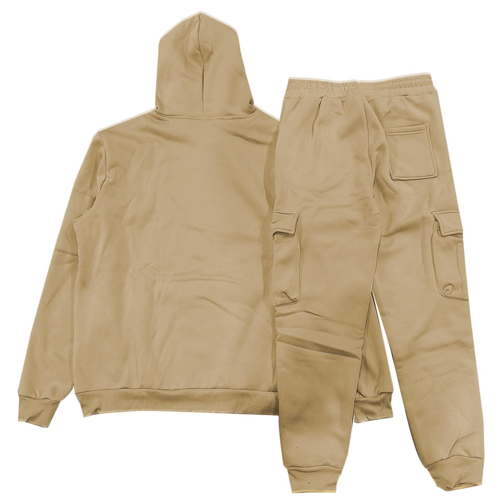 Générique Set da uomo 2 pezzi in cotone t-shirt pantaloni tuta estiva casual traspirante leggero morbido confortevole casual sport tempo libero vestito collo rotondo moda A149
