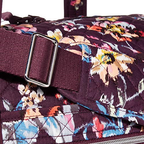 Vera Bradley Women's Vera Bradley Women s Signature Cotton Medium Travel Duffel Travel Bag Indiana Rose One Size, Indiana Rose, Medium 20 US